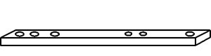 KU80865     Drawbar---Replaces 36530-89120